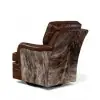 Hennessy Leather Swivel Glider